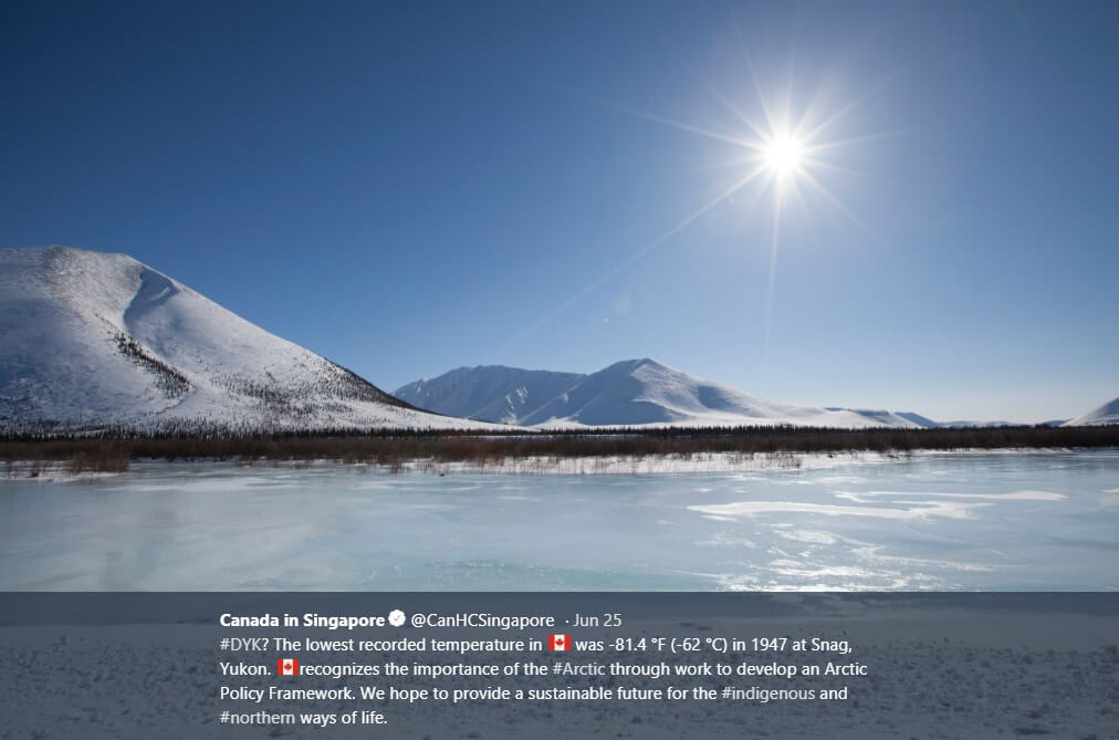 Снедж (Канада): мінус 63 градуса